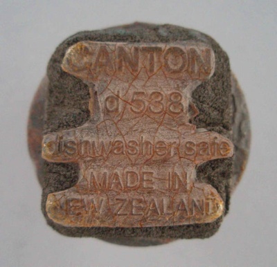 Backstamp - Canton; Crown Lynn Potteries Limited; 1975-1989; 2008.1.1691
