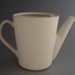 Coffee pot and lid - bisque; Crown Lynn Potteries Limited; 1970-1980; 2008.1.2353.1-2