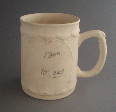 Beer stein - bisque; Crown Lynn Potteries Limited; 1980-1985; 2008.1.2345