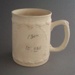 Beer stein - bisque; Crown Lynn Potteries Limited; 1980-1985; 2008.1.2345