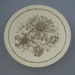 Bread and butter plate - Melissa pattern; Crown Lynn Potteries Limited; 1965-1975; 2009.1.1031