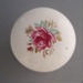 Door handle with rose - Charm pattern; Crown Lynn Technical Ceramics Limited; 1976-1989; 2008.1.688