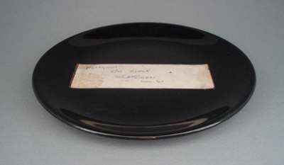 Bread and butter plate - glaze sample; Crown Lynn Potteries Limited; 1970-1989; 2008.1.1770