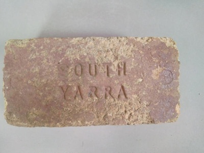 Firebrick; South Yarra Brick Company; Post 1940; 2016.44.121