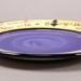 Salad plate - test piece for Metro pattern; Studio Ceramics NZ Ltd; 1998-2004; 2017.1.13