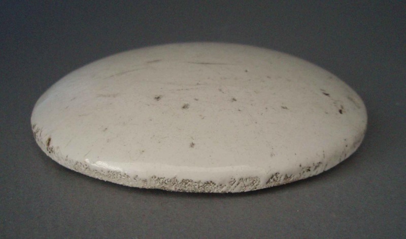 Cat's eye road marker; Crown Lynn Technical Ceramics Limited; 1960-1979; 2008.1.710