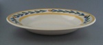 Spaghetti plate - floral; Crown Lynn Potteries Limited; 1989; 2009.1.994