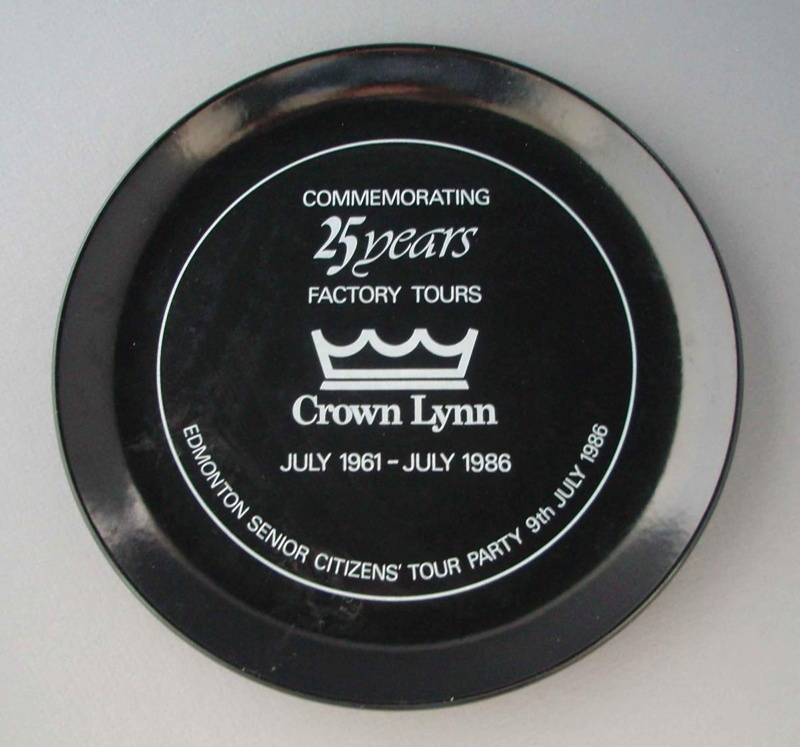 Commemorative plate; Crown Lynn Potteries Limited; 1986; 2009.1.258