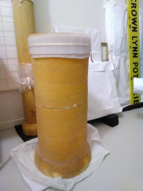 Large pipe; Joshua Carder Pottery; 2016.44.237