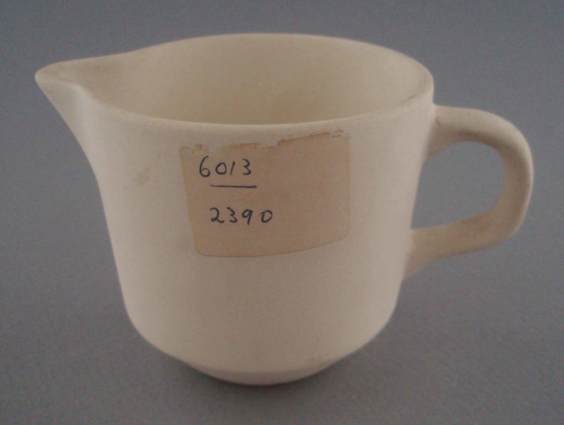 Cream jug - bisque; Crown Lynn Potteries Limited; 1967-1987; 2008.1.1963 Cream jug - bisque; Crown Lynn Potteries Limited; 1967-1987; 2008.1.1963