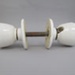 Door handle - Debonair pattern; Crown Lynn Technical Ceramics Limited; 1962-1975; 2016.6.16