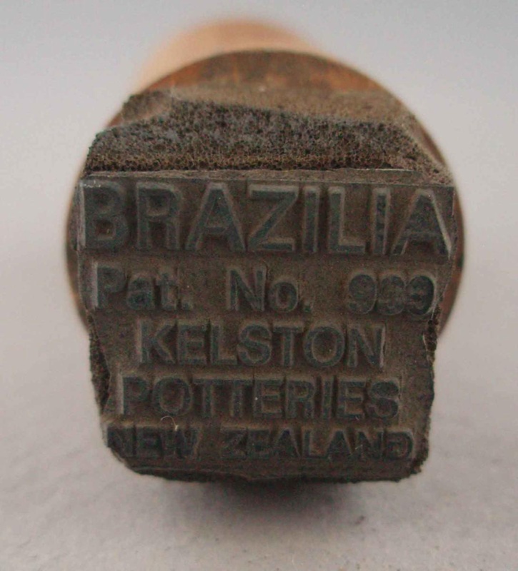 Backstamp - Brazilia; Crown Lynn Potteries Limited; 1965-1975; 2008.1.2173