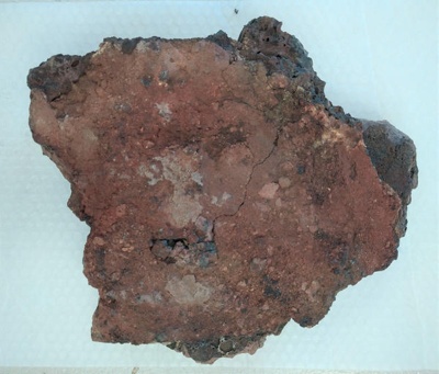 Section of kiln floor - Burke's kiln; 1860-1890; 2015.1.216