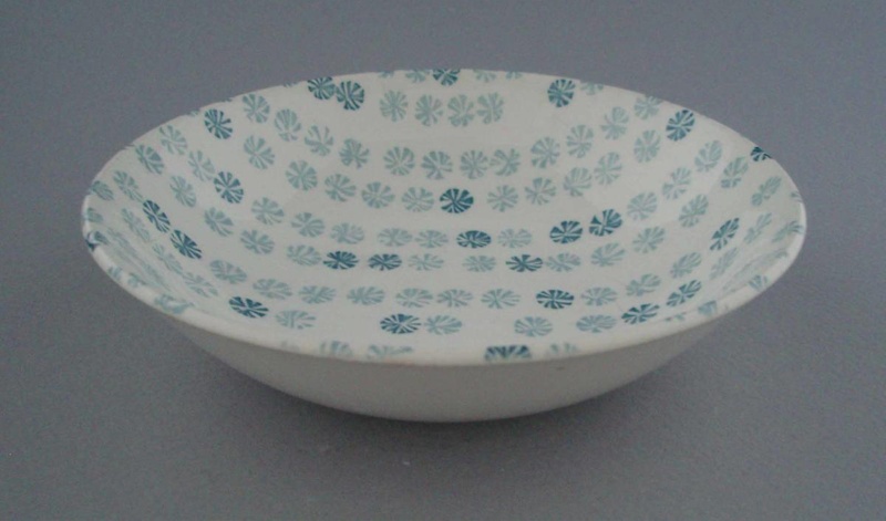 Bowl - Blue Pacific pattern; Crown Lynn Potteries Limited; 1960-1975; 2009.1.971