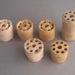 Ceramic insulators; Crown Lynn Technical Ceramics Limited; 1940-1960; 2009.1.1961.1-6