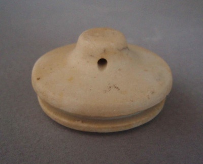 Ceramic  plug; Crown Lynn Technical Ceramics Limited; 1940-1980; 2010.1.29