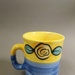 Mug - Roses pattern; Studio Ceramics NZ Ltd; 1995-2005; 2017.1.107
