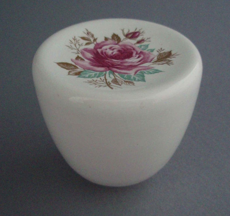 Door handle - Charm pattern; Crown Lynn Technical Ceramics Limited; 1976-1989; 2008.1.2360
