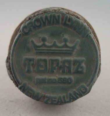 Backstamp - Topaz; Crown Lynn Potteries Limited; 1965-1975; 2008.1.2143