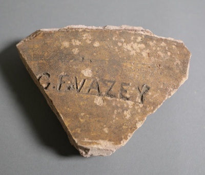 Shard - G. F. Vazey; G. F. Vazey; 1874-1888; 2015.1.188