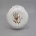 Door handle - Chintz bud pattern; Crown Lynn Technical Ceramics Limited; 1962-1975; 2016.6.18