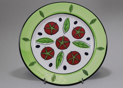 Dinner plate; Studio Ceramics NZ Ltd; 2002; 2017.1.223