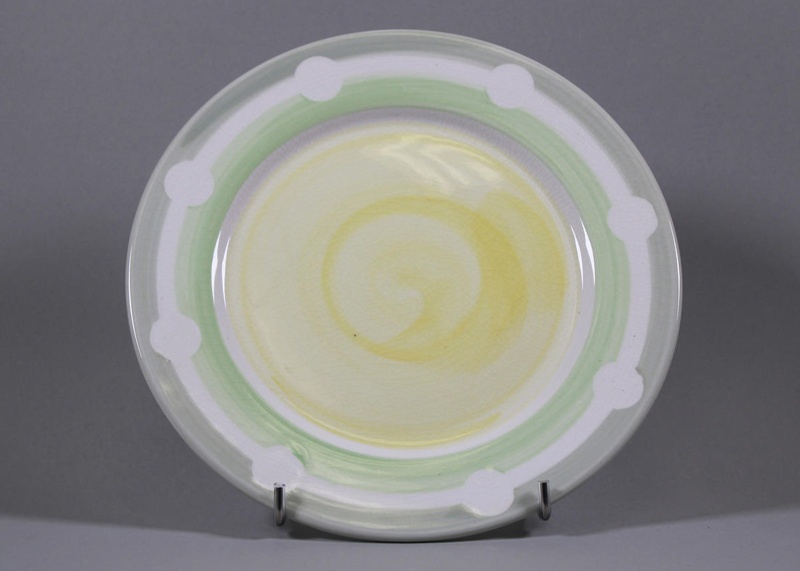 Dinner plate - Harbourside; Studio Ceramics NZ Ltd; 2017.1.200