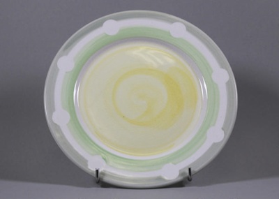 Dinner plate - Harbourside; Studio Ceramics NZ Ltd; 2017.1.200