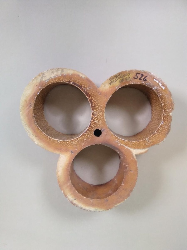 Cable conduit; Crum Brick Tile and Pottery Company Limited; 1929-Late 1970s; 2016.44.174