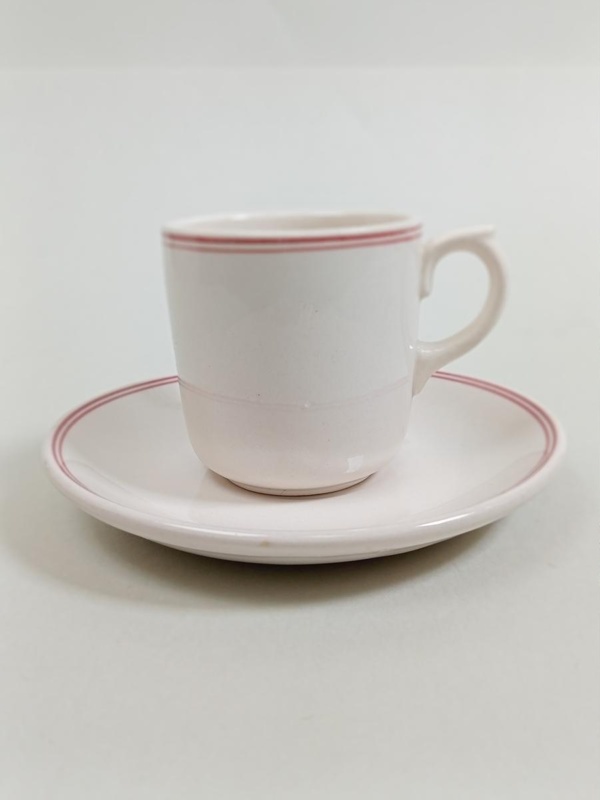 Children's Cup and Saucer - Hospital; Crown Lynn Potteries Limited; 1960s-1970s; 2016.48.24