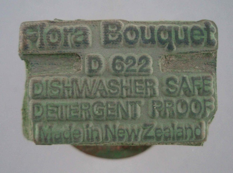 Backstamp - Flora bouquet; Crown Lynn Potteries Limited; 1975-1989; 2008.1.1690