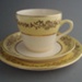 Bread and butter plate - floral; Crown Lynn Potteries Limited; 1955-1970; 2008.1.1032