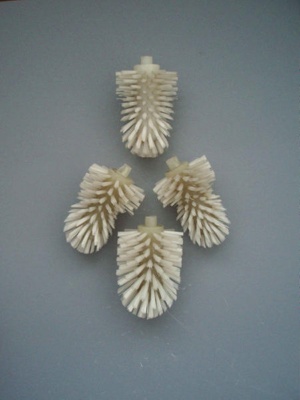 Bisque cleaning brush x 4; Unknown; 1980-1989; 2009.1.1285.1-4