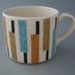 Coffee cup - Bermuda pattern; Crown Lynn Potteries Limited; 1964-1968; 2008.1.1853