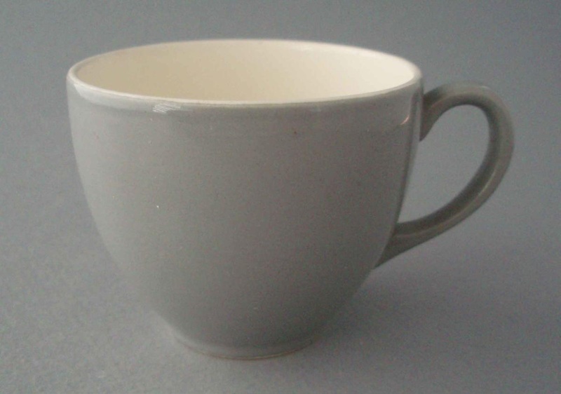 Coffee cup - Capri pattern; Crown Lynn Potteries Limited; 1960-1970; 2008.1.1088 Coffee cup - Capri pattern; Crown Lynn Potteries Limited; 1960-1970; 2008.1.1088