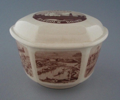 Trinket Box - Gisborne Harbour Board; Crown Lynn Potteries Limited ...