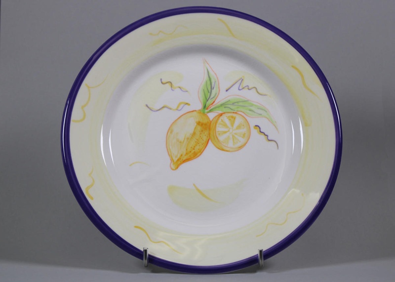 Dinner plate; Studio Ceramics NZ Ltd; 1991-2017; 2017.1.148