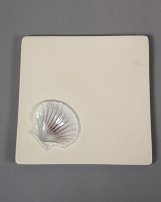 Platter - Seashells range; Studio Ceramics NZ Ltd; 2006-2008; 2017.1.29