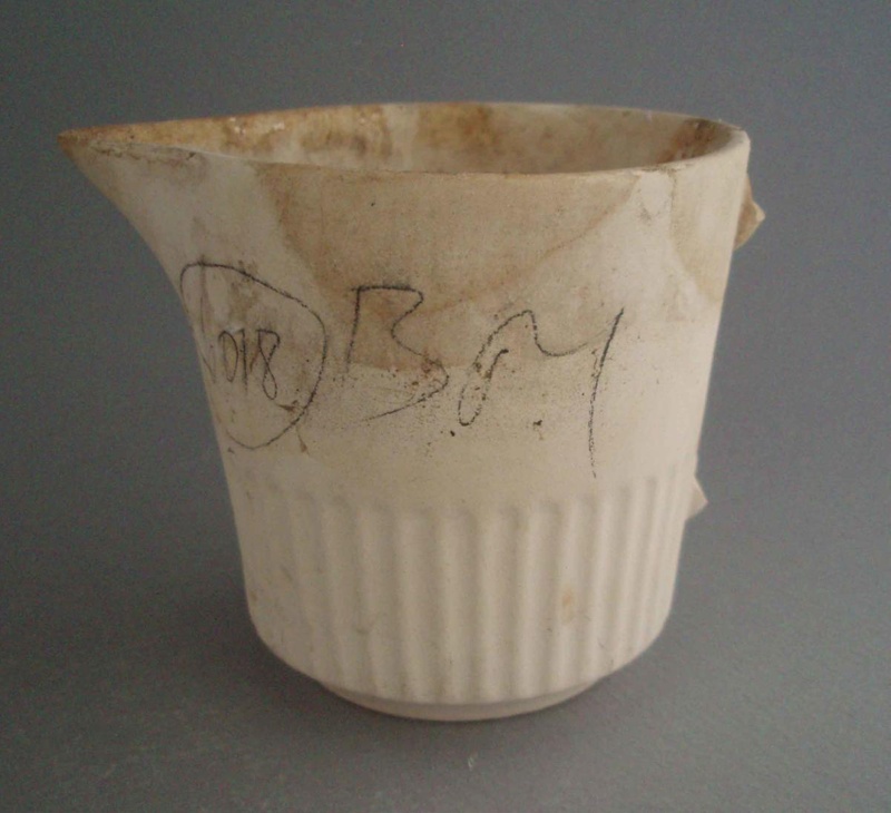 Cream jug - bisque; Crown Lynn Potteries Limited; 1982; 2008.1.1253 Cream jug - bisque; Crown Lynn Potteries Limited; 1982; 2008.1.1253