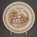 Bread and butter plate - Heritage pattern; Crown Lynn Potteries Limited; 1980-1985; 2008.1.1476