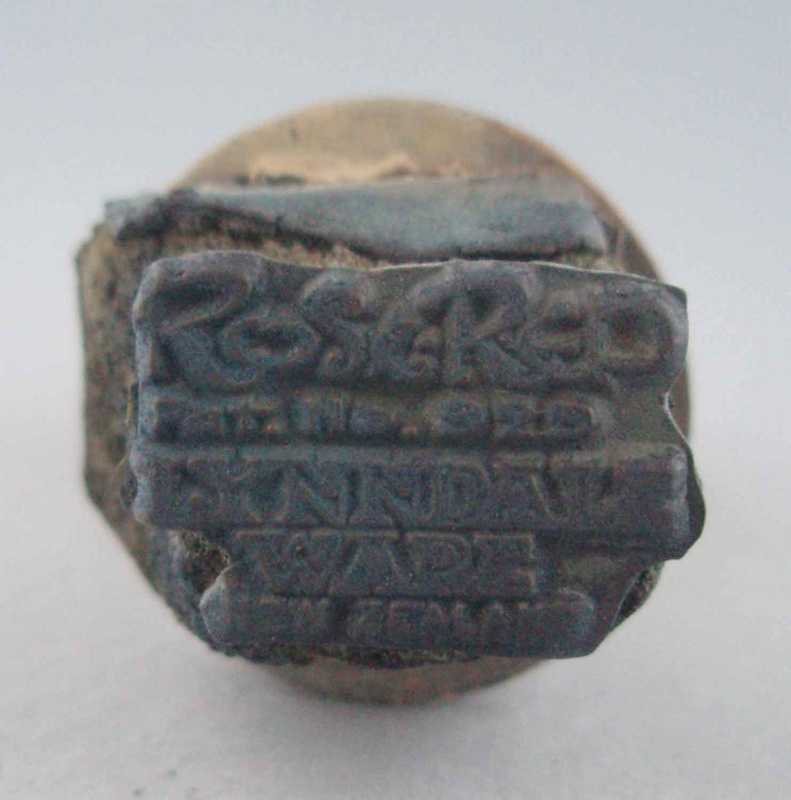 Backstamp - Rose Red; Crown Lynn Potteries Limited; 1967-1975; 2008.1.2079