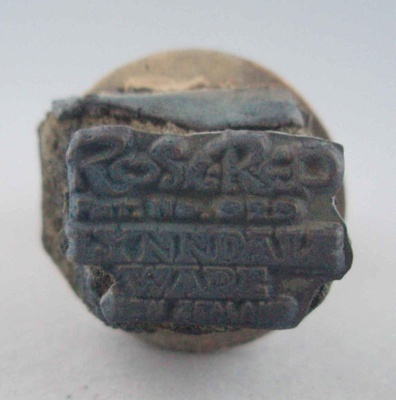 Backstamp - Rose Red; Crown Lynn Potteries Limited; 1967-1975; 2008.1.2079