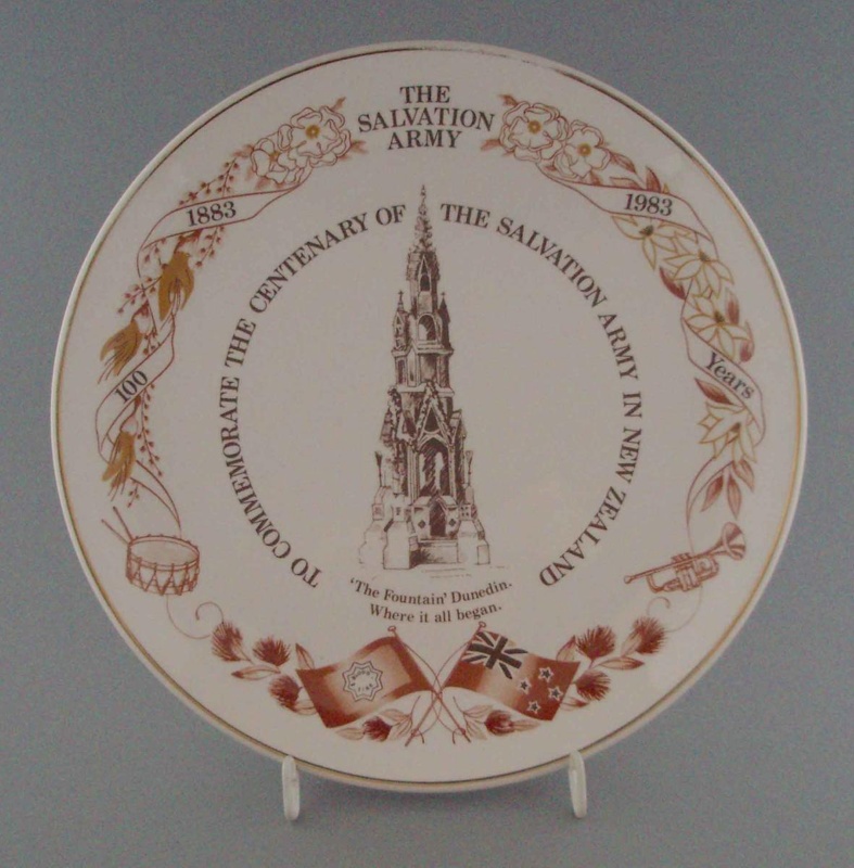 Commemorative plate - Salvation Army; Crown Lynn Potteries Limited; 1983; 2008.1.2006