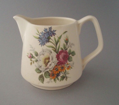 Jug - floral; Titian Potteries (1965) Limited; 1971-1981; 2008.1.1021