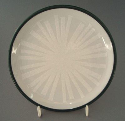Bread and butter plate - Expo 70; Crown Lynn Potteries Limited; 1969-1970; 2009.1.904