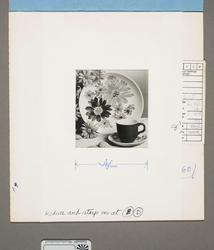Contact proof - Topaz cup, saucer and plate; 2008.1.2929 Contact proof - Topaz cup, saucer and plate; 2008.1.2929