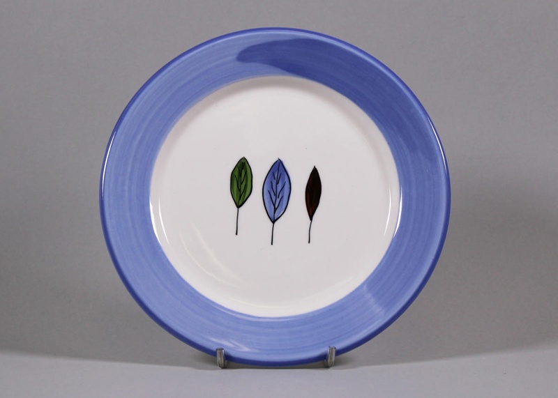 Salad plate; Studio Ceramics NZ Ltd; 2017.1.228