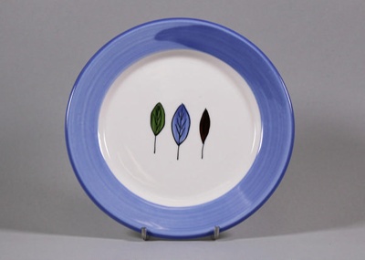 Salad plate; Studio Ceramics NZ Ltd; 2017.1.228
