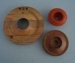 Wooden pattern x 3; Unknown; 1940-1970; 2010.1.74.1-3