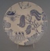 Saucer - Willow pattern; Crown Lynn Potteries Limited; 1968-1980; 2008.1.1936